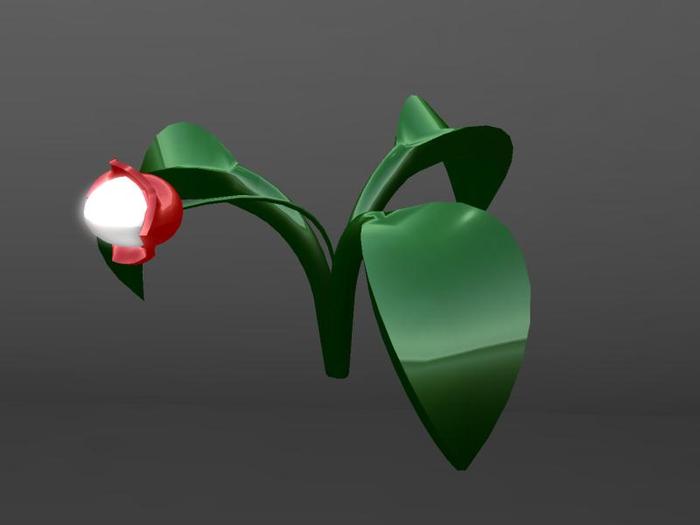 Metallic Flower Lamp