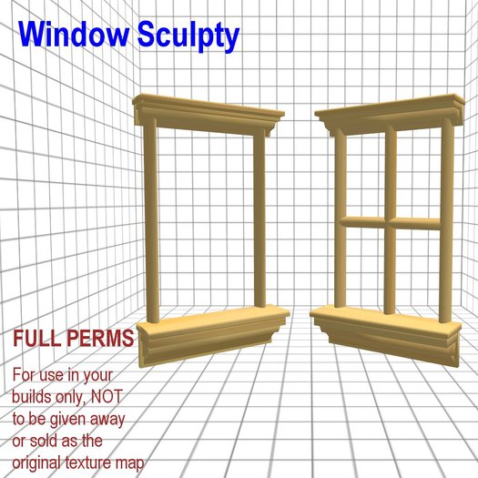 Window 4 Sculpty Map Full Perms