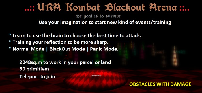 URA Kombat Blackout Arena Box