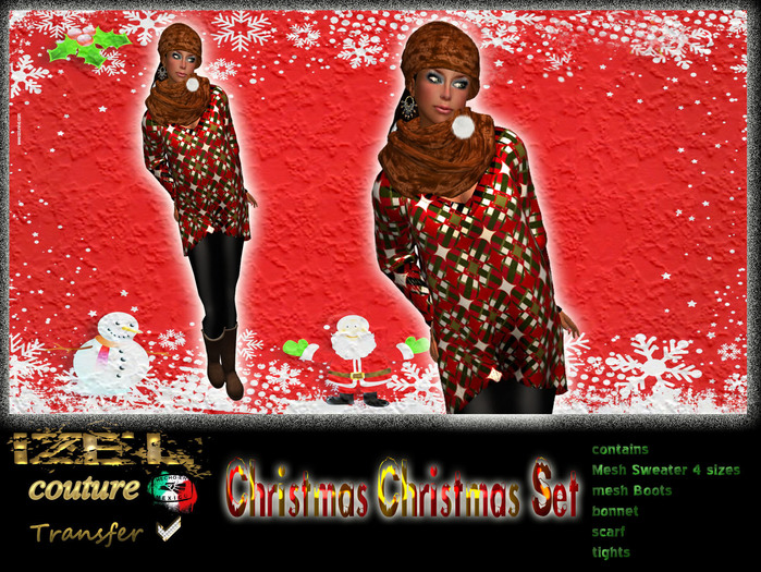IzelCouture ChristmasChristmas Set