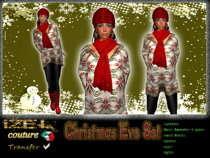 IzelCouture ChristmasEveSet (mesh)