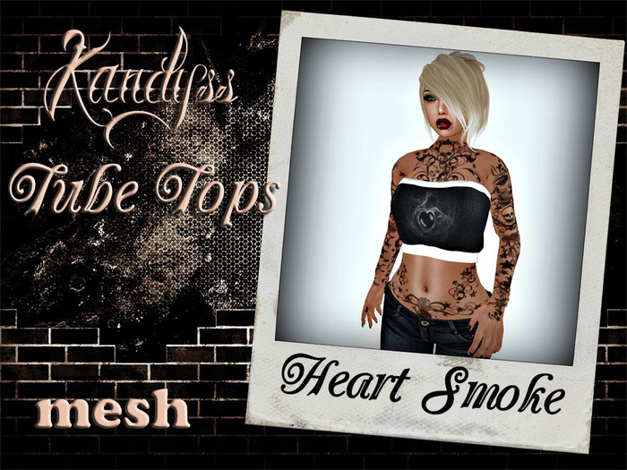KANDYSS Tube Top-heart smoke