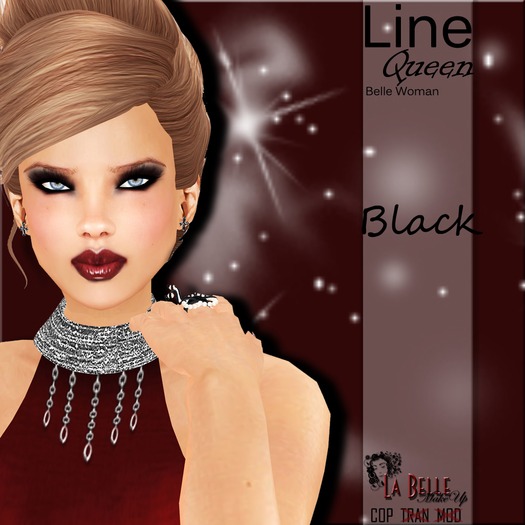 **Labelle**SetQueenBlackWithEyeLash.