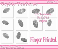 *Cupids Textures * 10 Finger Printed