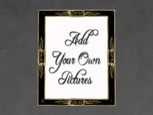 N1C Creations Digital Frame Onyx and Gold