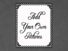 N1C Creations Digital Frame Checkerboard