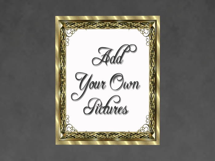 N1C Creations Digital Frame Old Gold