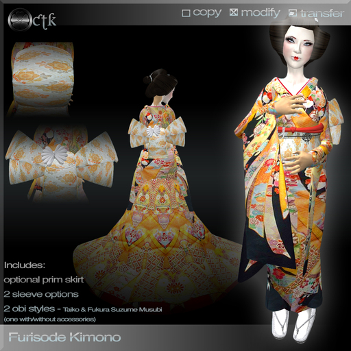 *CTK* Furisode Kimono - F