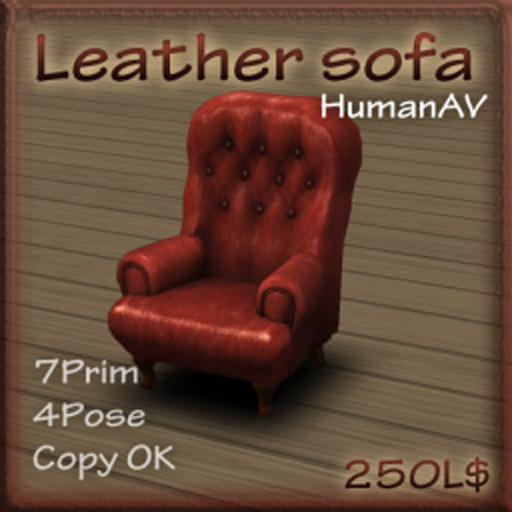 *SALA*Leather Sofa -human-ver1.0BOX