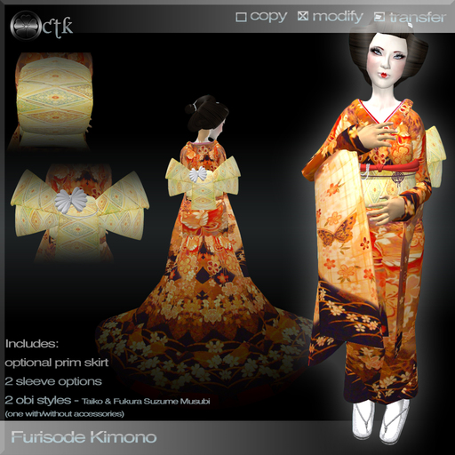 *CTK* Furisode Kimono - B