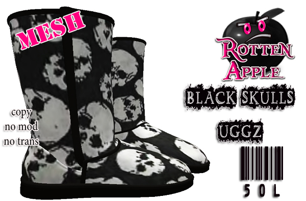 ..::Rotten Apple::.. Skulls Uggz Boxed