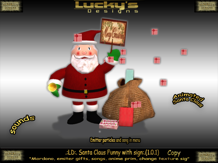 .:LD:. Santa Claus Funny with sign:.(1.0.1)