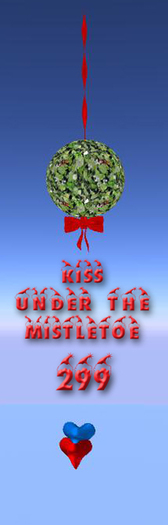 Box Kiss under mistletoe 2012