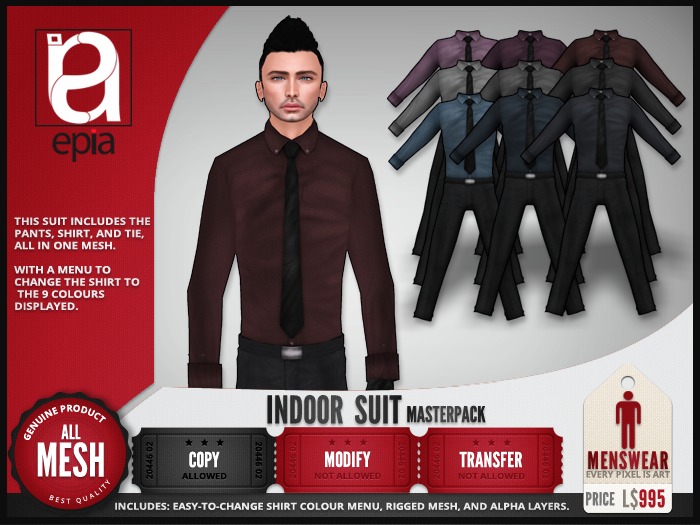 (epia) - Indoor Suit MASTERPACK