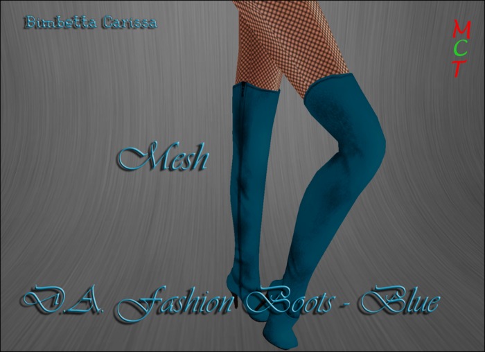 D.A. Fashion Boots - Blue