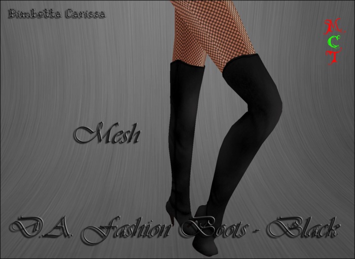 D.A. Fashion Boots - Black