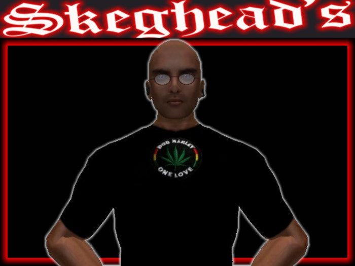 BLACK REGGAE ROCKER SHIRT