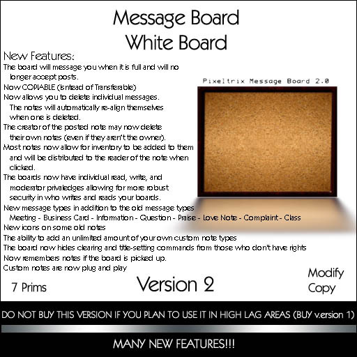Pixeltrix Message Board 2.1.6 Cork Board - Version 2