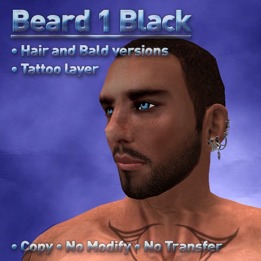 Roby'style Beard1 Black