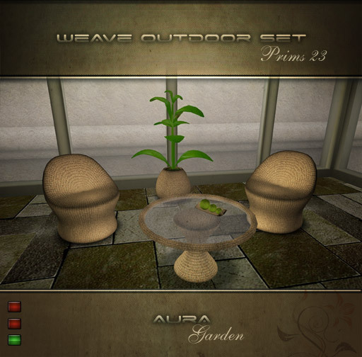*AW*Weave OutdoorSet