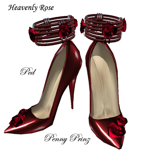 **Prinz** Shoe Heavenly Rose in Red