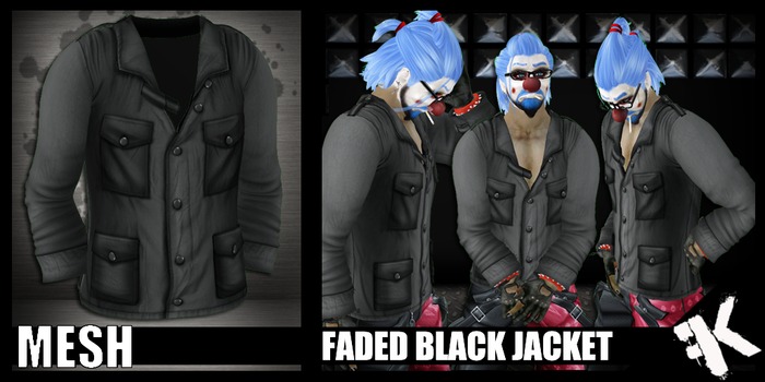 FK! - Faded Black Jacket