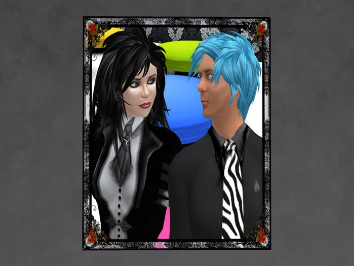 N1C Creations Digital Frame Black Lace 