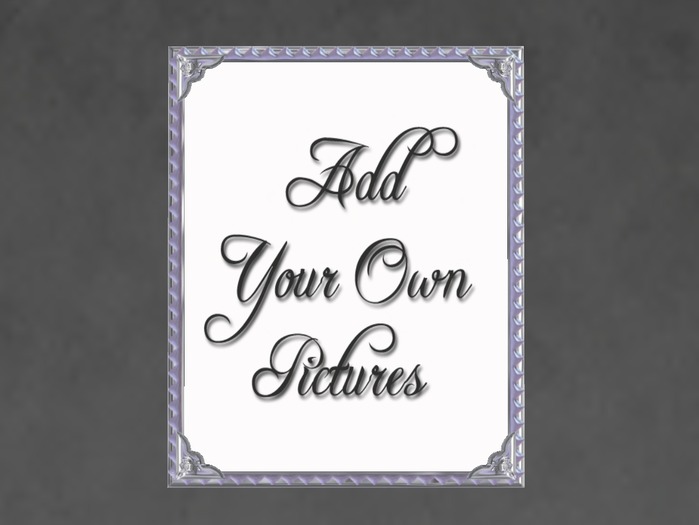 N1C Creations Digital Frame Violet and Silver