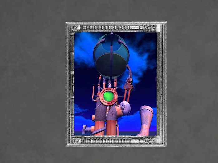 N1C Creations Digital Frame Silver7