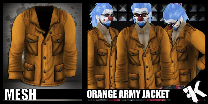 FK! - Orange Army Jacket
