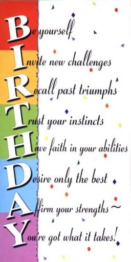 Happy Birthday Greeting Card