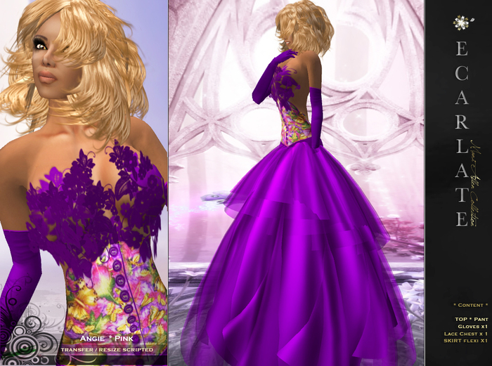 **Soldé/Sale Price** Angie - Pink -  Dress Gown Formal - Robe