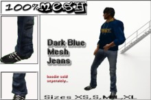 Tween Designs !!!...Mesh Dark  Blue Jeans straight 