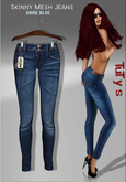 TuTy's - Fitted Mesh Skinny jeans - dark blue