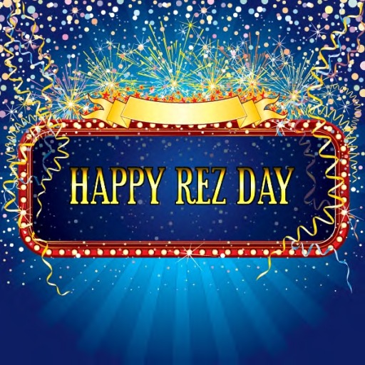 Happy Rez Day Greeting Card
