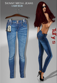 TuTy's - Fitted Mesh Skinny jeans - light blue