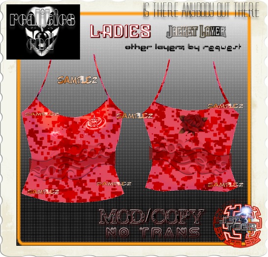 Ladies Camo Rose Top