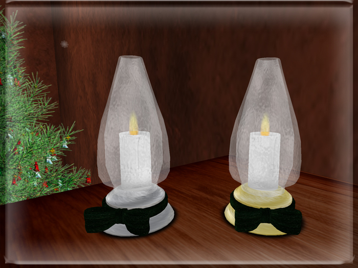 ::BnB:: Christmas table lamp~ green