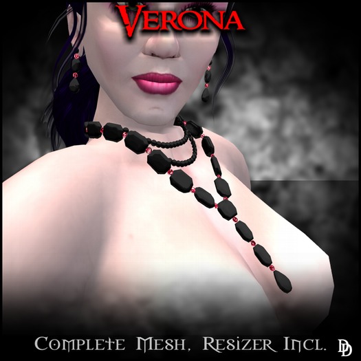 Dare Designs: Verona Necklace - ruby