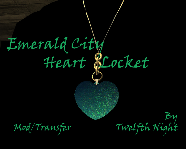 Emerald City Heart Locket