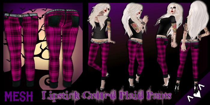 ^v^DRBC^v^Lipstick Plaid Pant