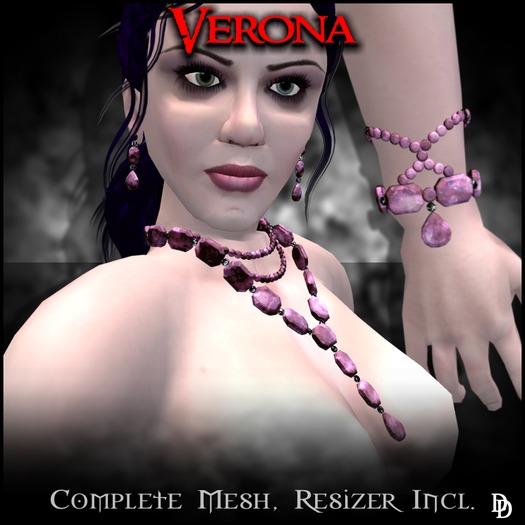 Dare Designs: Verona Jewelry Set - agate