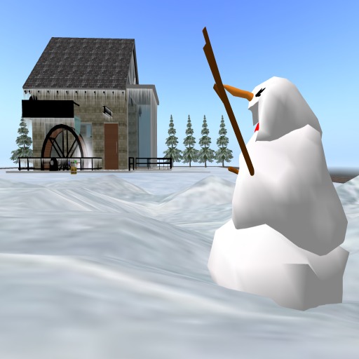 Mesh snowman - death melt