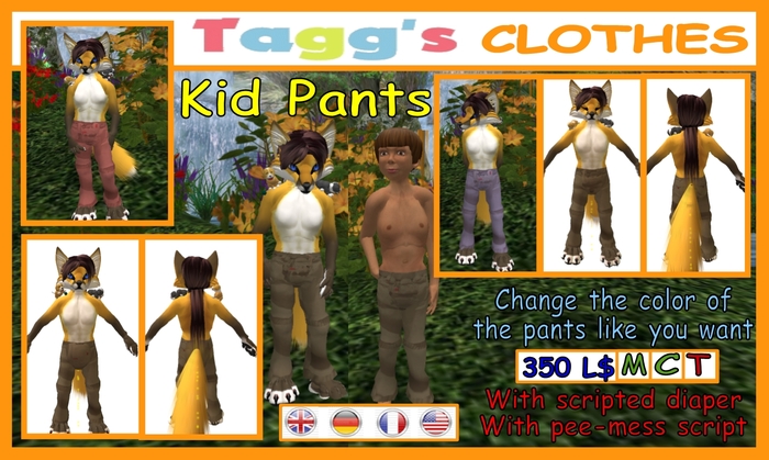 Tagg's Pants (with diaper, underwear)