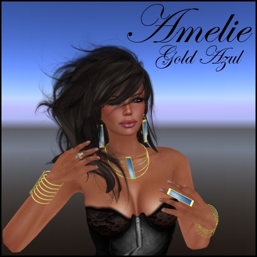 AMELIE GOLD AZUL