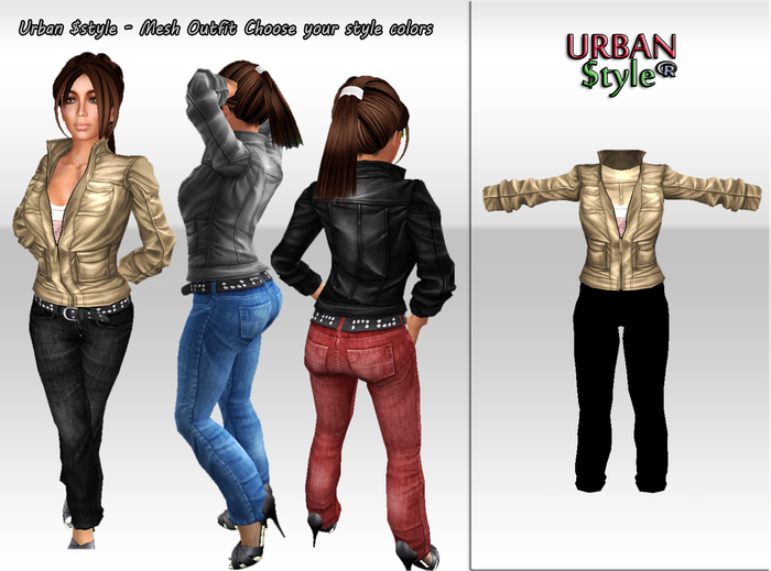 Urban $tyle - Mesh Jacket Beige (For Outfit) 