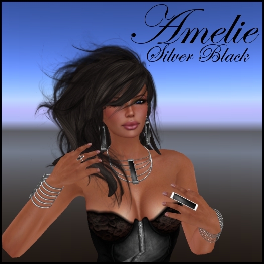 AMELIE SILVER BLACK