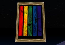Mw Rainbow of roses art picture