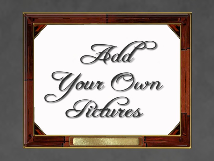 N1C Creations Digital Photo Frame Wood & Glass