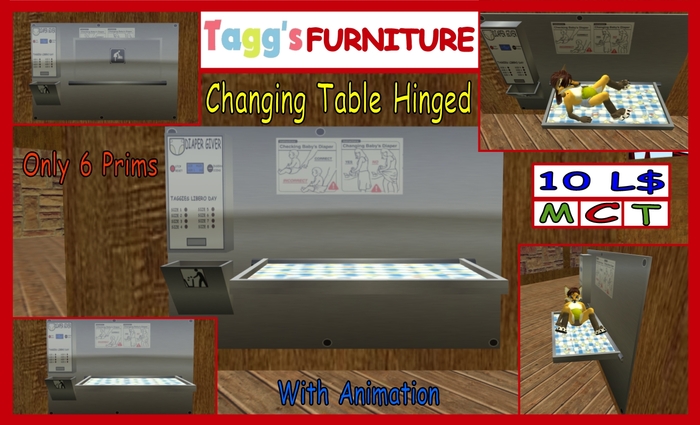 Tagg's Changing Table Hinged